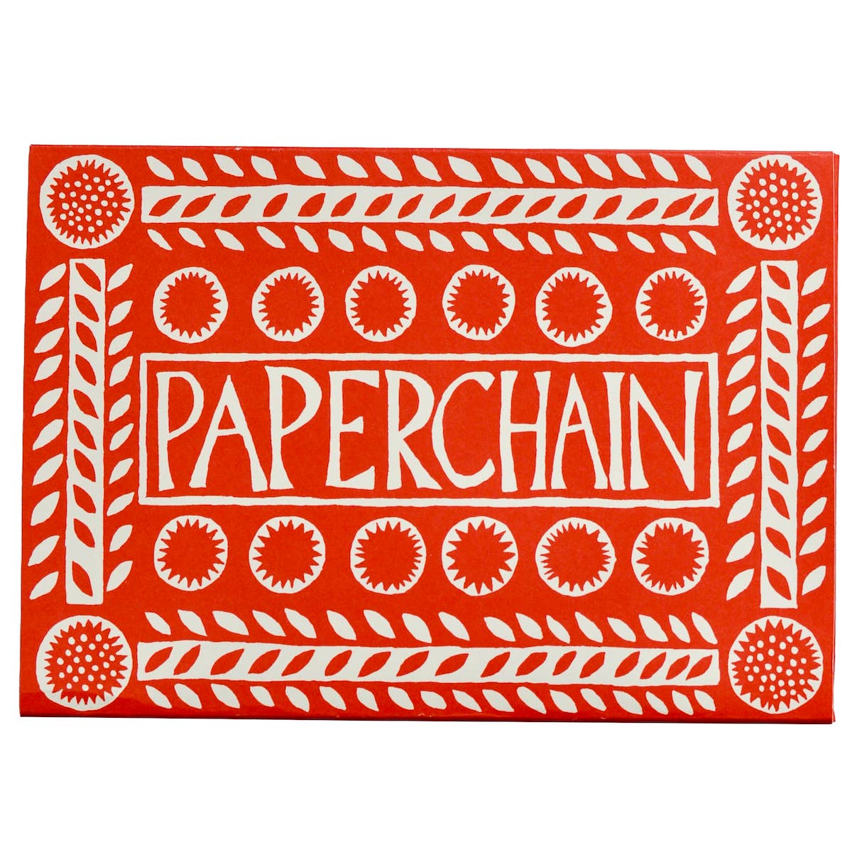 Red + White Paperchain