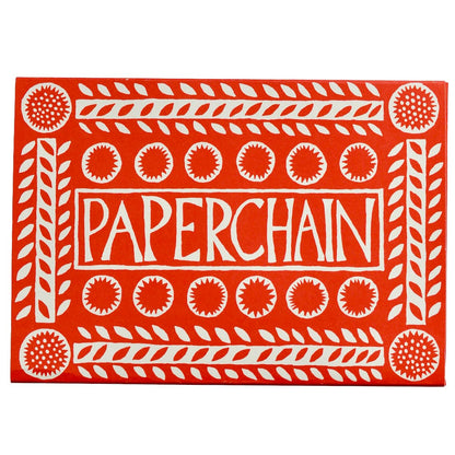 Red + White Paperchain