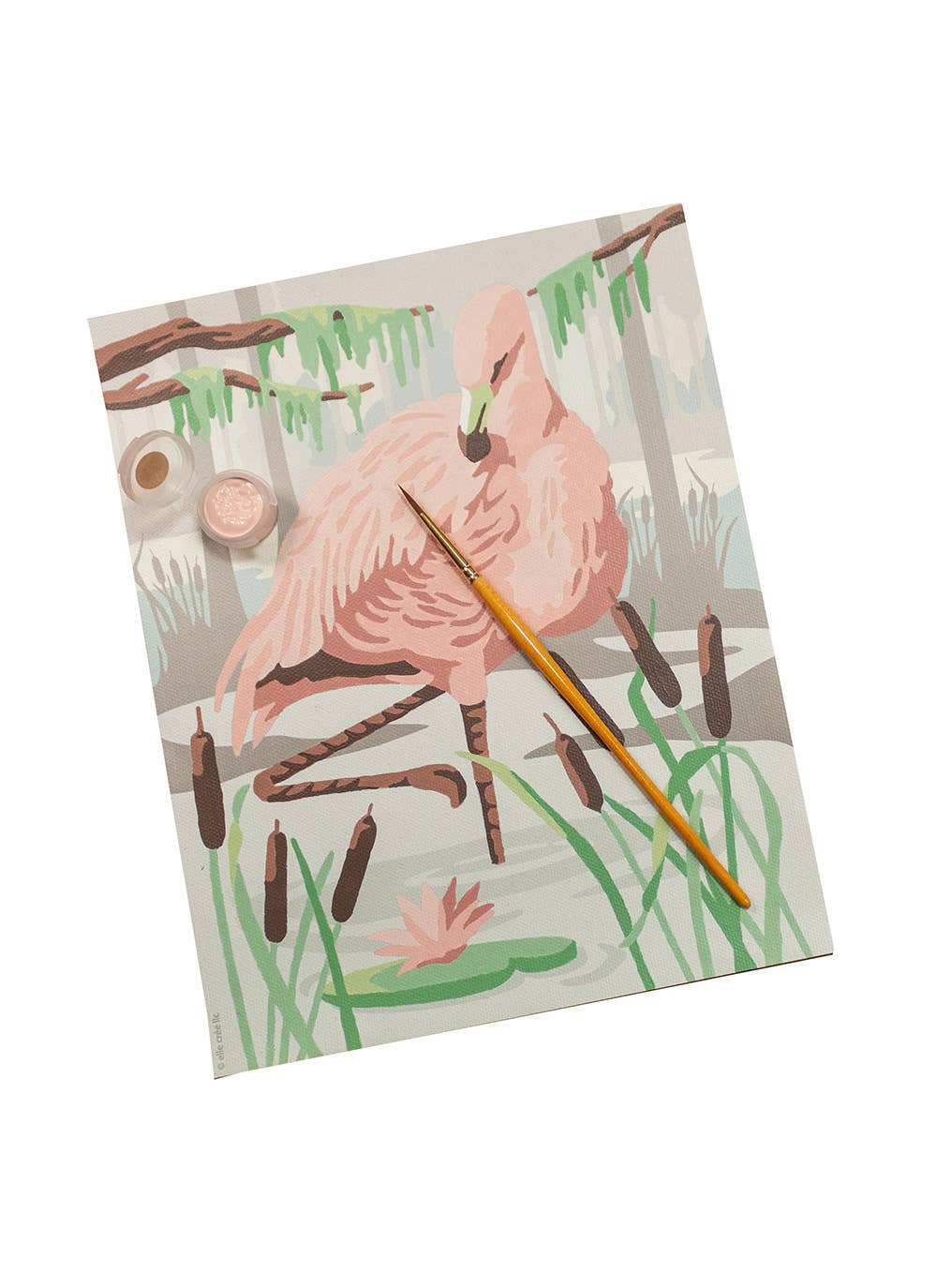 Flamingo Paint-by-Number Kit