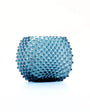 Midnight Blue Hobnail Optic Vase