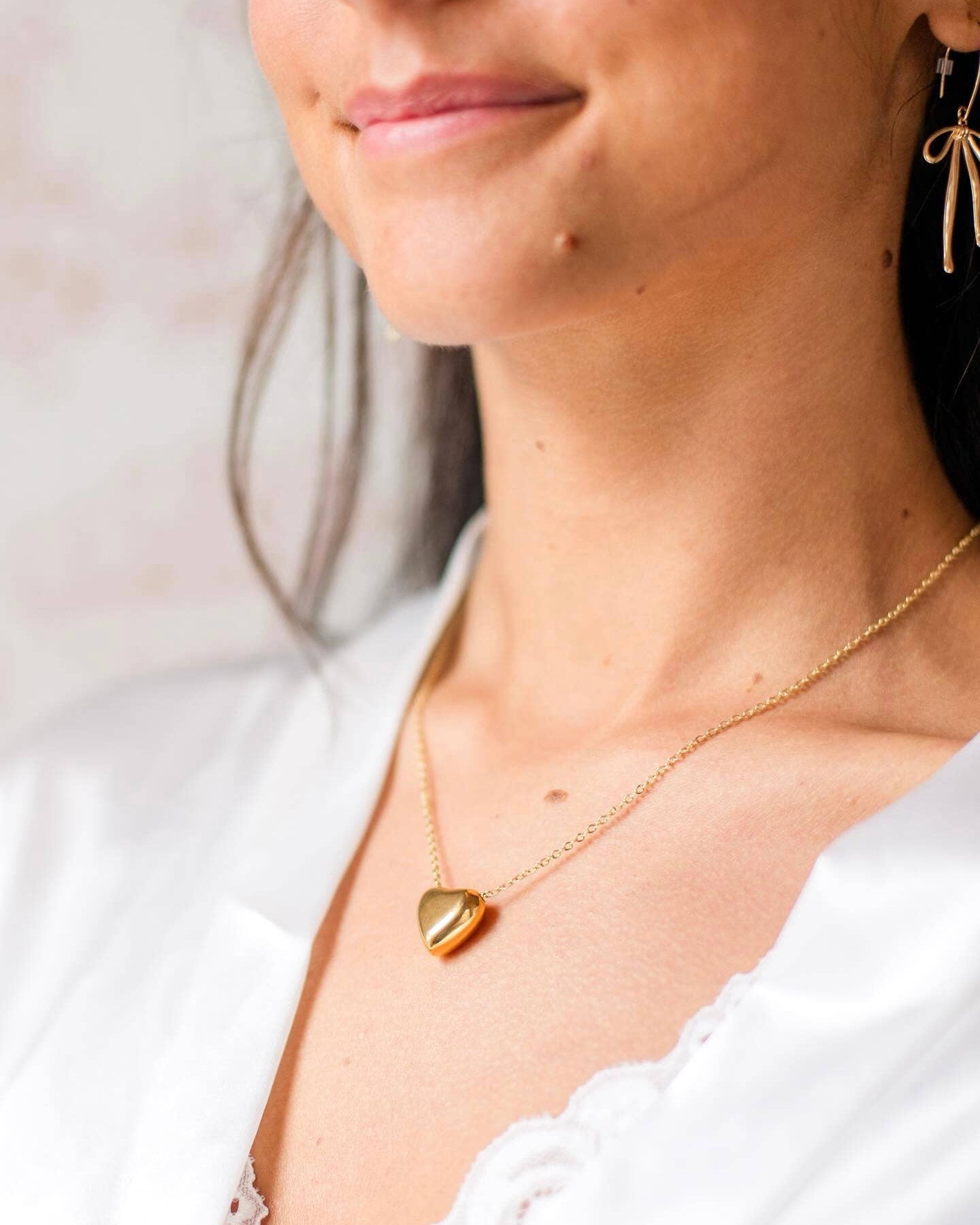 Can't Heartly Wait Mini Necklace