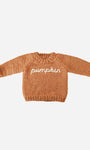 Pumpkin Pullover Baby Sweater