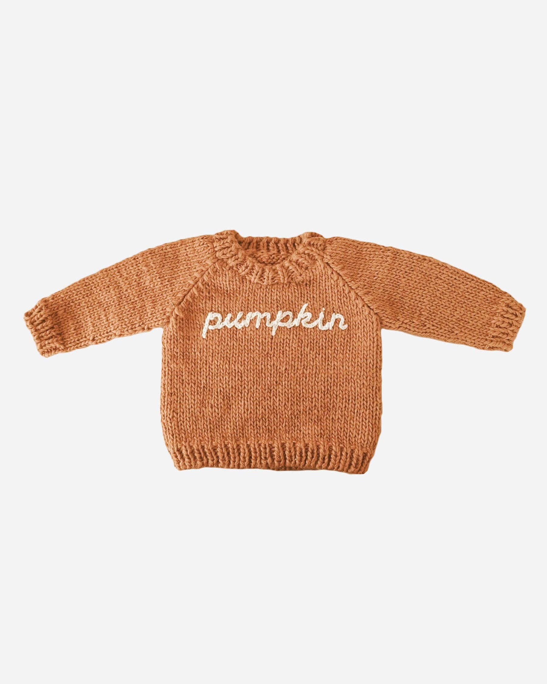 Pumpkin Pullover Baby Sweater