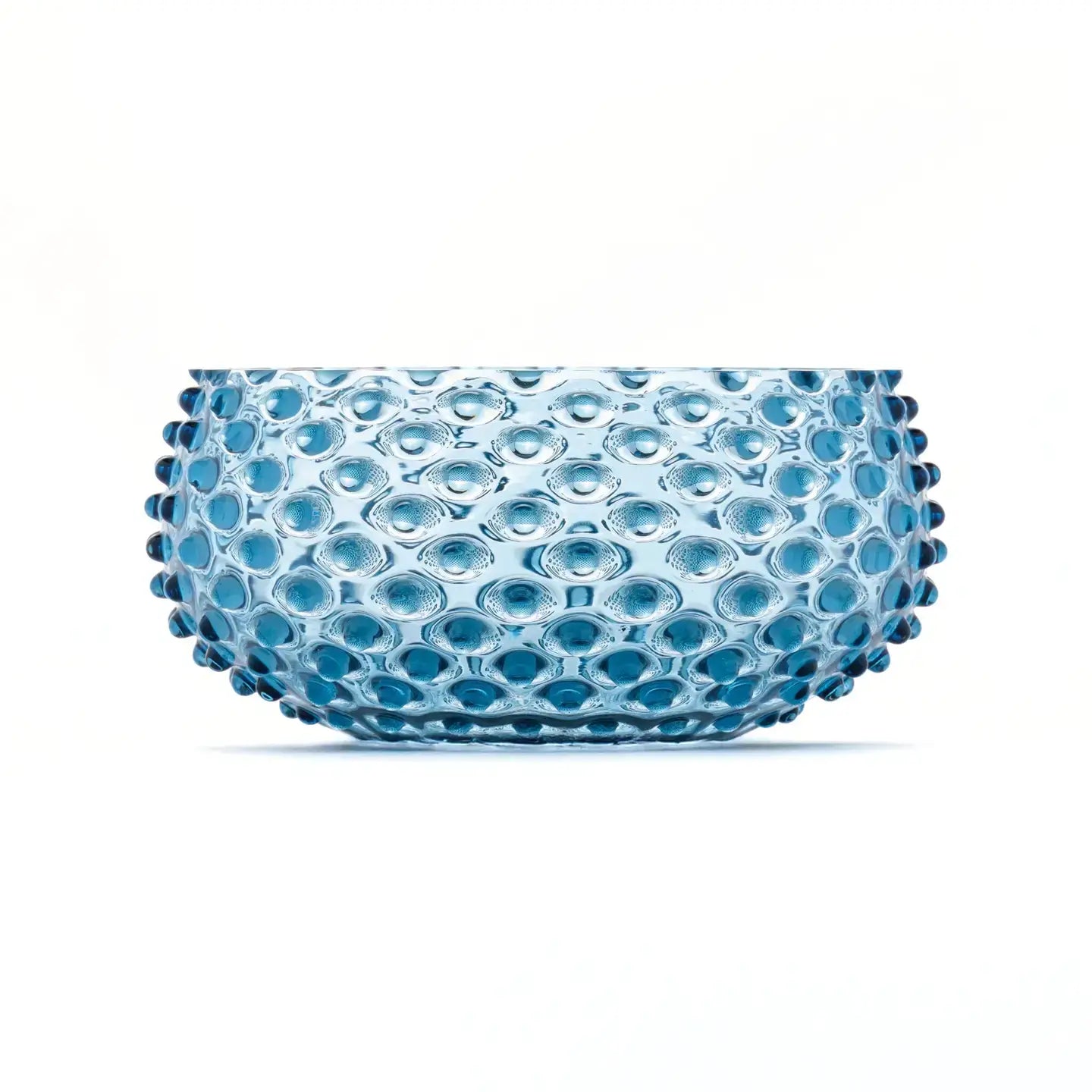 Large Handblown Hobnail Bowl - Midnight Blue