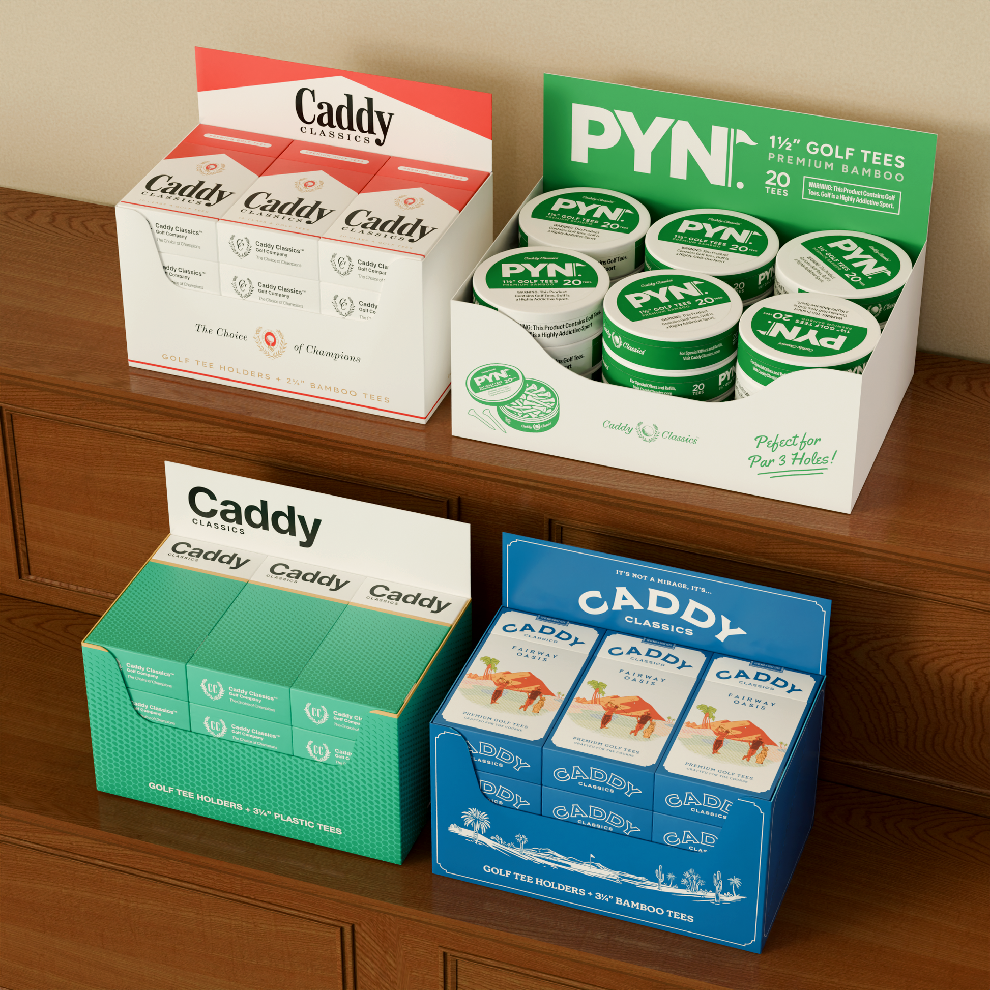 Caddy Reusable Golf Tee Holder