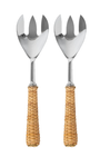 Basketweave Salad Server Set