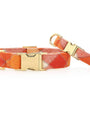 Pumpkin Spice Plaid Flannel Fall Dog Collar
