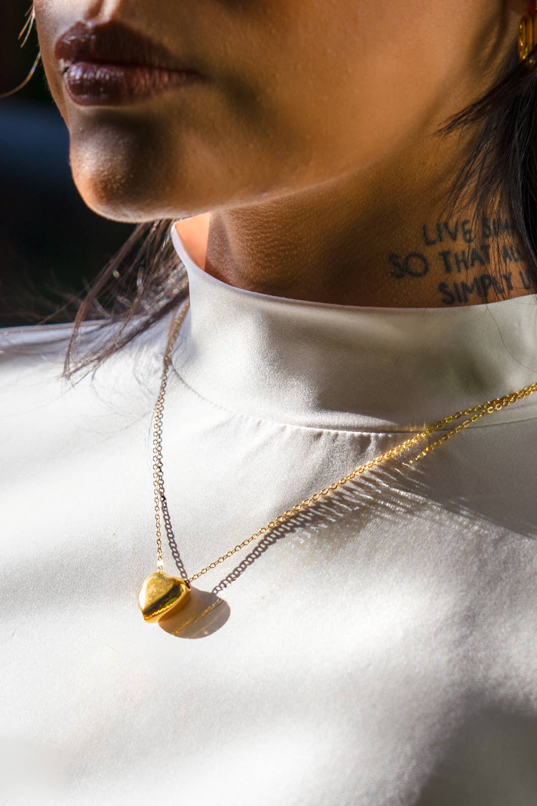 Can't Heartly Wait Mini Necklace