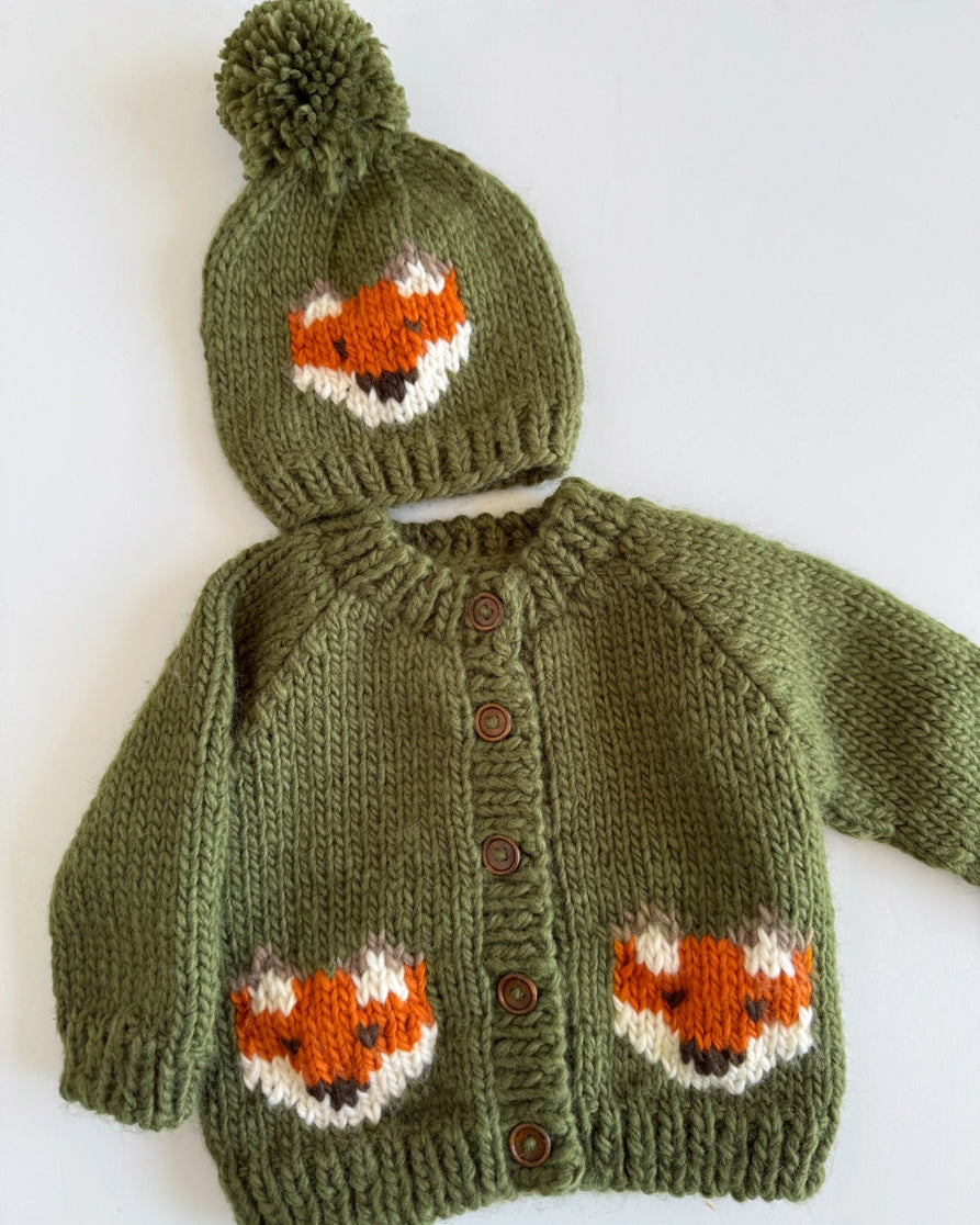 Woodland Fox Baby Beanie