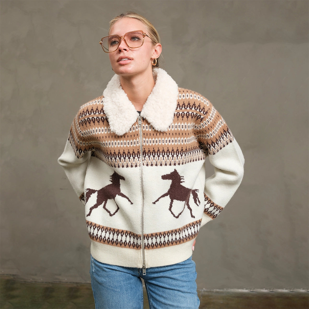 Horsing Around Sweater