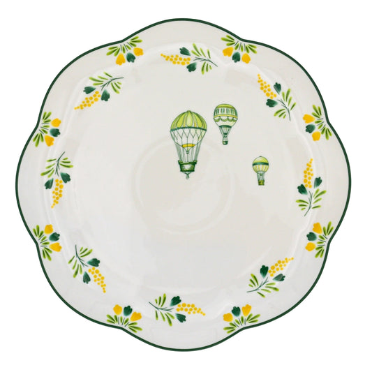 Valensole Lavender Scalloped Dinner Plate