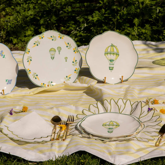 Valensole Lavender Scalloped Dinner Plate
