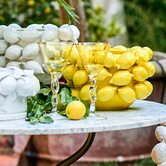 Ceramic Lemon Centerpiece