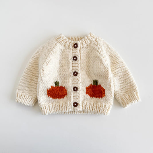 Pumpkin Baby Cardigan