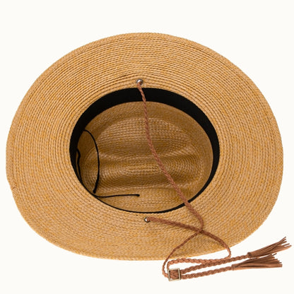 Straw Flat Brim Cowboy Hat