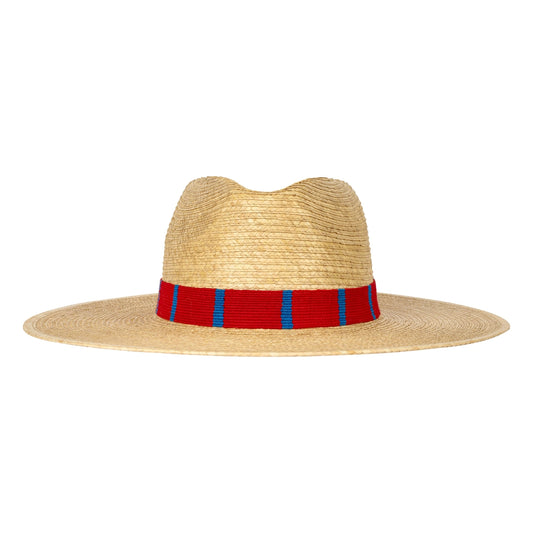 Red & Blue Palm Hat