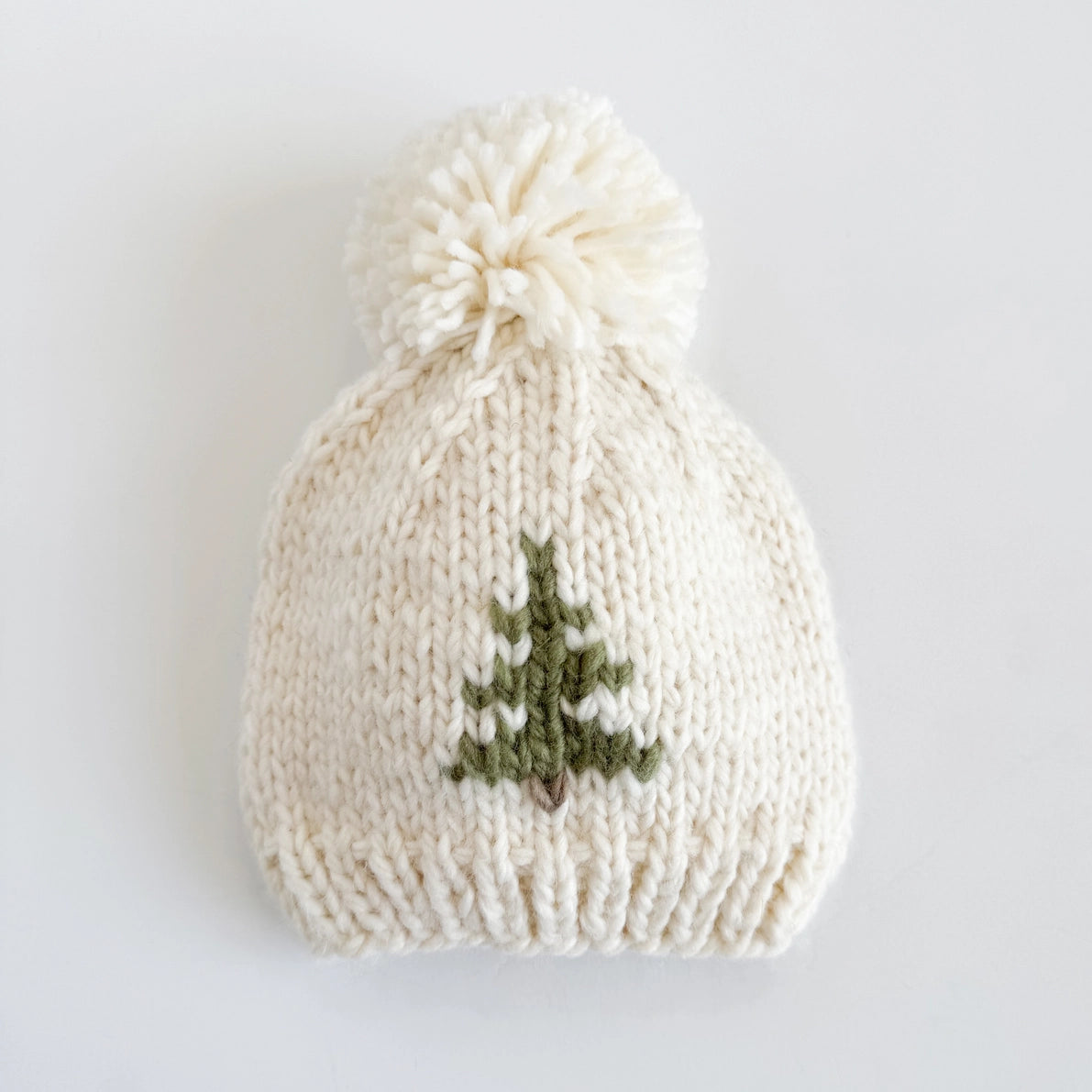 Knit Tree Baby Beanie