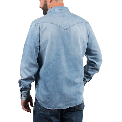 Wyatt Men's Western Denim Button Down